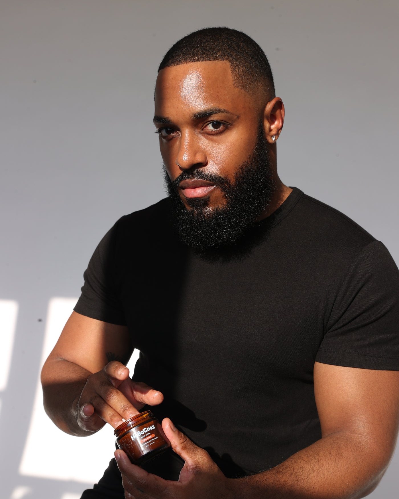 A calm, groomed man